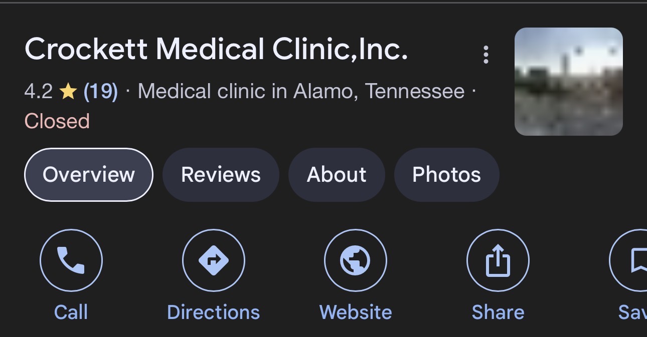 Crockett clinic review profile before CloudSync improvements